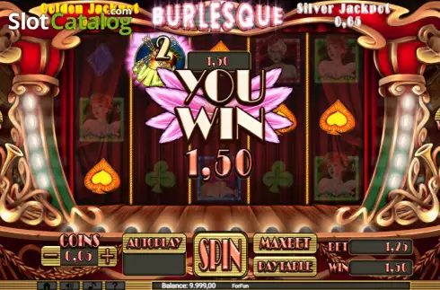 Οθόνη4. Burlesque (Slot Machine Design) Κουλοχέρης