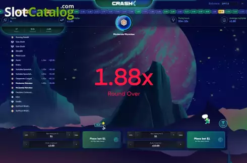 Οθόνη5. Crash X (Turbo Games) Κουλοχέρης 