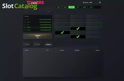 Οθόνη3. Towers (Turbo Games) Κουλοχέρης