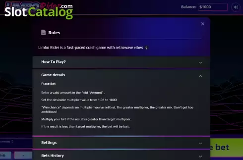 Οθόνη8. Limbo Rider Κουλοχέρης