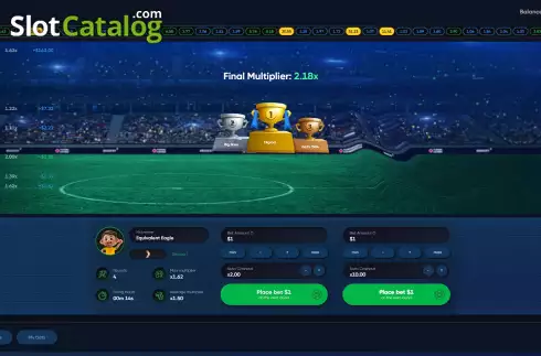Οθόνη4. Crash X Football Edition Κουλοχέρης