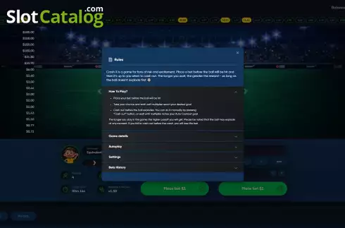 Οθόνη8. Crash X Football Edition Κουλοχέρης