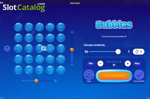 Οθόνη2. Bubbles (Turbo Games) Κουλοχέρης