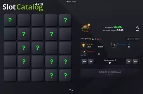 Οθόνη3. Multiplayer Mines Κουλοχέρης