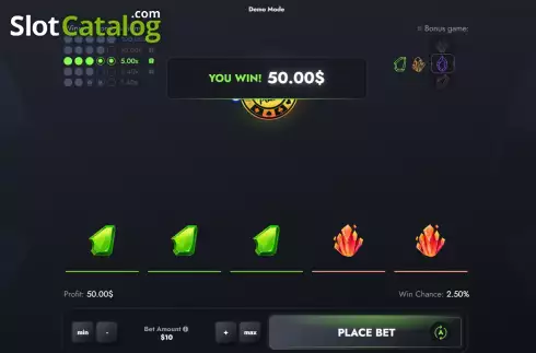 Οθόνη3. Crystal Poker Κουλοχέρης