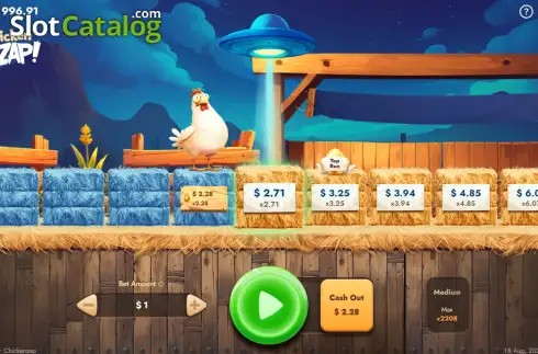 Οθόνη6. Chicken Zap Κουλοχέρης 