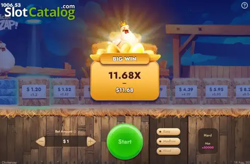 Οθόνη9. Chicken Zap Κουλοχέρης 