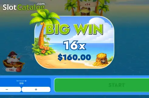Οθόνη3. Chicken Pirate Route Κουλοχέρης