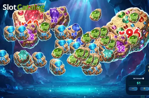 Οθόνη2. Jewel Clicker: Rockageddon Κουλοχέρης