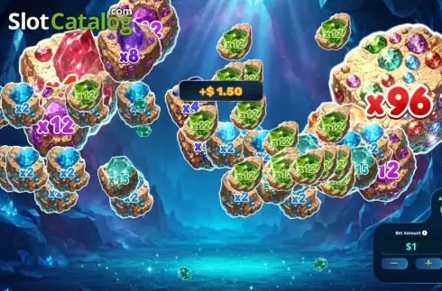 Οθόνη3. Jewel Clicker: Rockageddon Κουλοχέρης