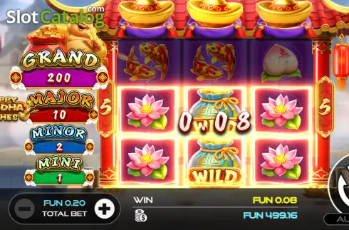Οθόνη3. Happy Buddha Riches Κουλοχέρης 