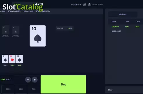 Οθόνη4. HiLo (Upgaming) Κουλοχέρης 