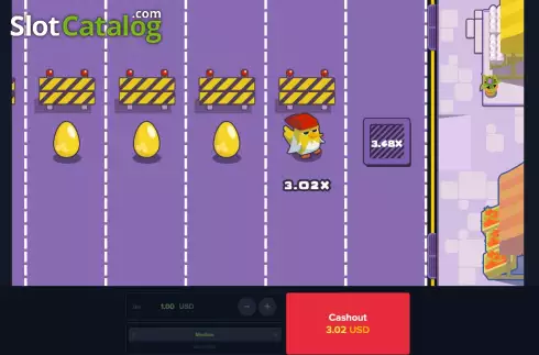 Οθόνη9. Chicken Cross (Upgaming) Κουλοχέρης