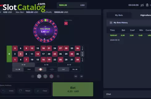 Οθόνη3. Roulette (Upgaming) Κουλοχέρης