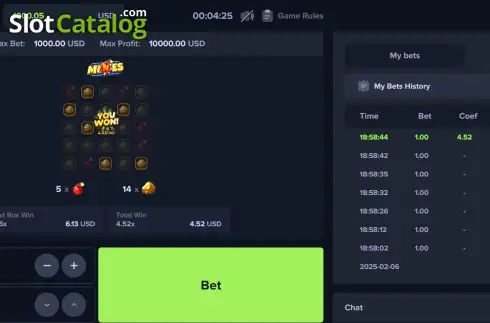 Οθόνη3. Mines (Upgaming) Κουλοχέρης 