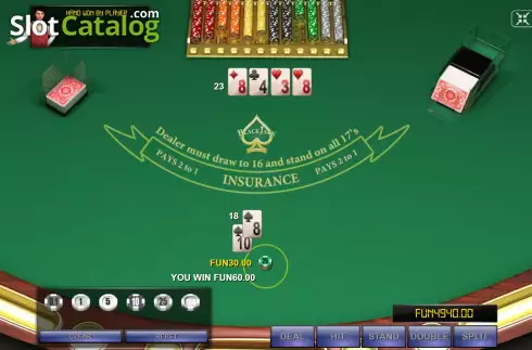 Οθόνη3. Blackjack Eight Deck Κουλοχέρης