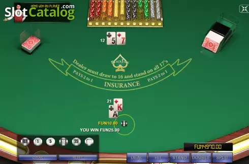 Οθόνη5. Blackjack Eight Deck Κουλοχέρης