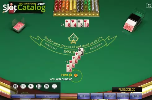 Οθόνη6. Blackjack Eight Deck Κουλοχέρης