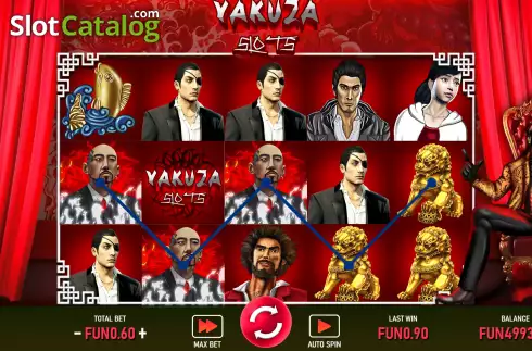 Οθόνη5. Yakuza (Urgent Games) Κουλοχέρης