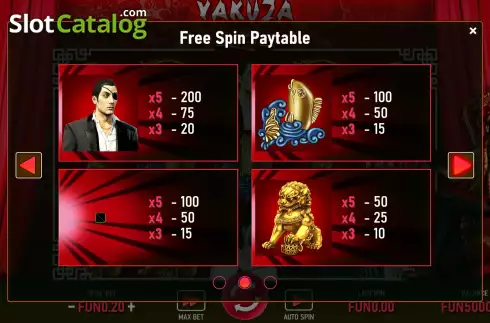 Οθόνη8. Yakuza (Urgent Games) Κουλοχέρης