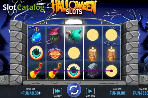 Οθόνη6. Halloween Slots (Urgent Games) Κουλοχέρης