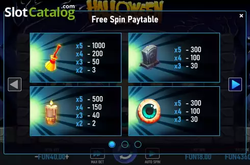 Οθόνη7. Halloween Slots (Urgent Games) Κουλοχέρης