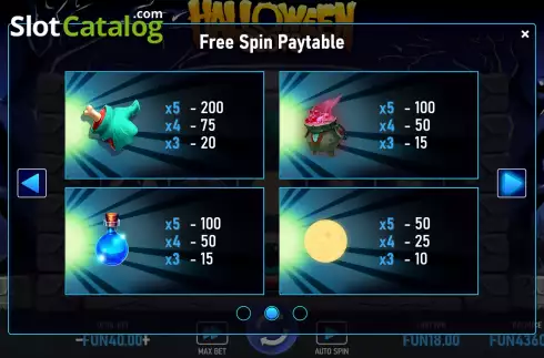 Οθόνη8. Halloween Slots (Urgent Games) Κουλοχέρης