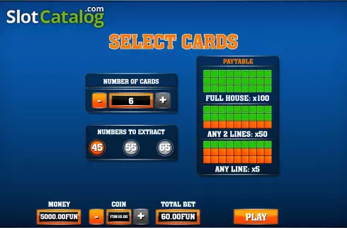 Οθόνη2. Bingo (Urgent Games) Κουλοχέρης