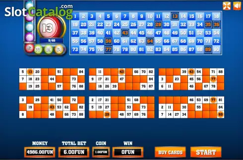 Οθόνη4. Bingo (Urgent Games) Κουλοχέρης