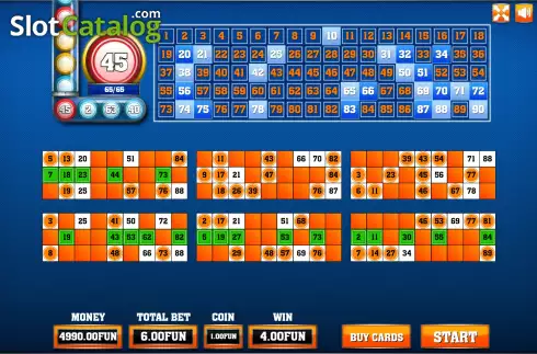 Οθόνη5. Bingo (Urgent Games) Κουλοχέρης