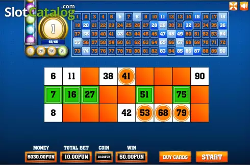 Οθόνη6. Bingo (Urgent Games) Κουλοχέρης