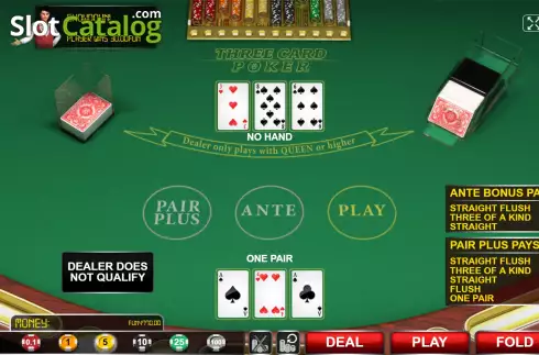 Οθόνη4. Three Card Poker (Urgent Games) Κουλοχέρης