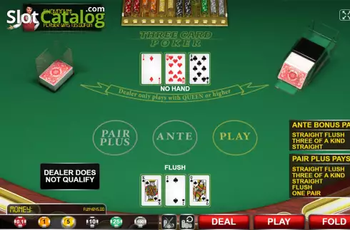 Οθόνη5. Three Card Poker (Urgent Games) Κουλοχέρης