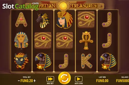 Οθόνη2. Egyptian Treasures (Urgent Games) Κουλοχέρης