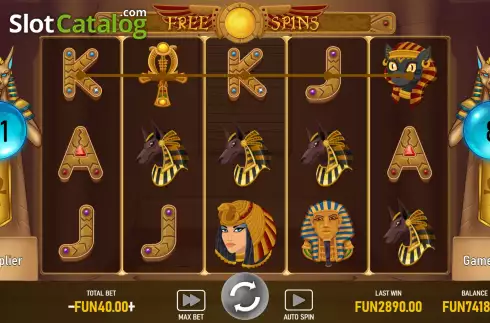 Οθόνη6. Egyptian Treasures (Urgent Games) Κουλοχέρης