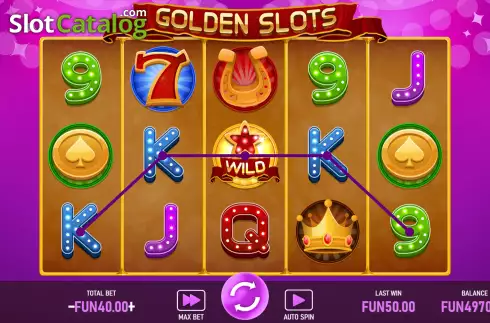 Οθόνη3. Golden Slots Κουλοχέρης
