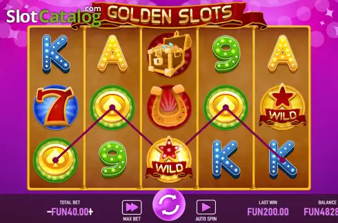Οθόνη5. Golden Slots Κουλοχέρης