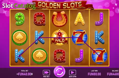 Οθόνη6. Golden Slots Κουλοχέρης