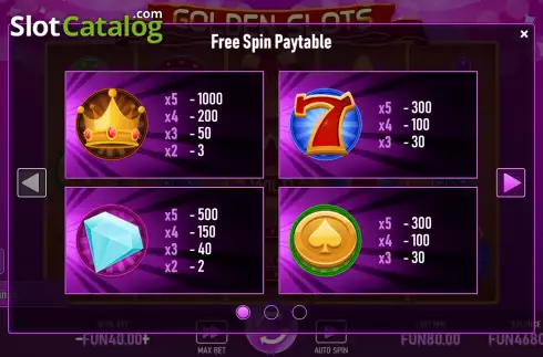 Οθόνη7. Golden Slots Κουλοχέρης