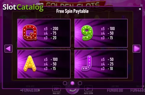 Οθόνη8. Golden Slots Κουλοχέρης