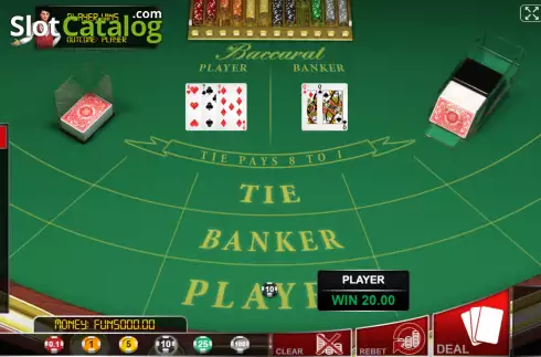 Οθόνη4. Baccarat (Urgent Games) Κουλοχέρης
