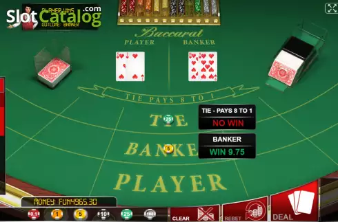 Οθόνη6. Baccarat (Urgent Games) Κουλοχέρης