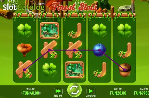 Οθόνη3. Enchanted Forest (Urgent Games) Κουλοχέρης