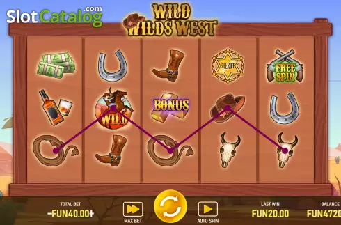 Οθόνη4. Wild Wilds West Κουλοχέρης