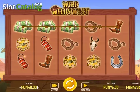 Οθόνη5. Wild Wilds West Κουλοχέρης