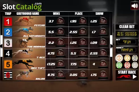 Οθόνη2. Greyhound Racing (Urgent Games) Κουλοχέρης