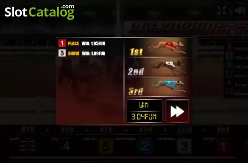 Οθόνη7. Greyhound Racing (Urgent Games) Κουλοχέρης