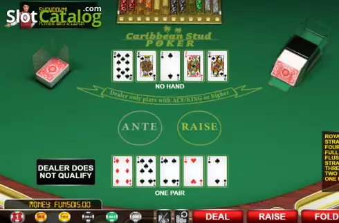 Οθόνη8. Caribbean Stud Poker (Urgent Games) Κουλοχέρης