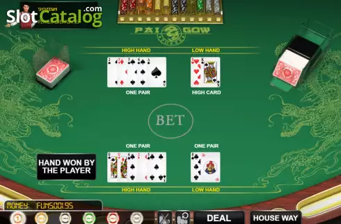 Οθόνη7. Pai Gow Poker (Urgent Games) Κουλοχέρης