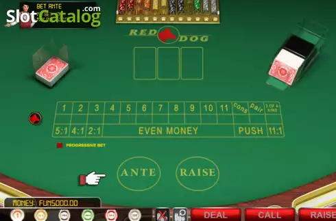 Οθόνη2. Red Dog Poker Κουλοχέρης